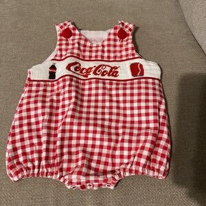Baby bubble smock Coca Cola